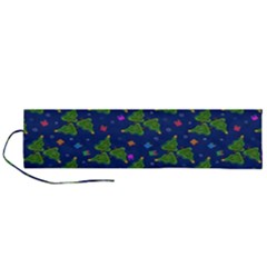 Christmas Trees Roll Up Canvas Pencil Holder (l) by SychEva