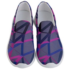 3d Lovely Geo Lines Men s Lightweight Slip Ons by Uniqued