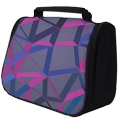 3d Lovely Geo Lines Full Print Travel Pouch (Big)