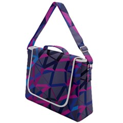 3d Lovely Geo Lines Box Up Messenger Bag