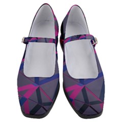 3d Lovely Geo Lines Women s Mary Jane Shoes