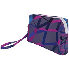 3d Lovely Geo Lines Wristlet Pouch Bag (Small)