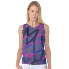 3d Lovely Geo Lines Women s Basketball Tank Top by Uniqued