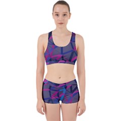 3d Lovely Geo Lines Work It Out Gym Set by Uniqued