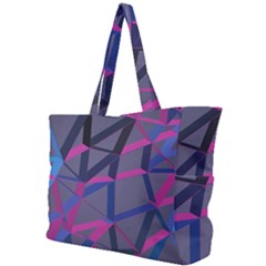 3d Lovely Geo Lines Simple Shoulder Bag by Uniqued