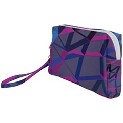 3d Lovely Geo Lines Wristlet Pouch Bag (small) by Uniqued
