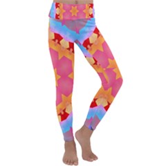 Digitalart Kids  Lightweight Velour Classic Yoga Leggings by Sparkle