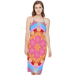 Digitalart Bodycon Cross Back Summer Dress