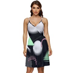 Digitalart V-neck Pocket Summer Dress  by Sparkle