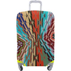 Digital Illusion Luggage Cover (large) by Sparkle