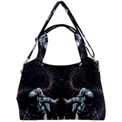 Digital Illusion Double Compartment Shoulder Bag by Sparkle