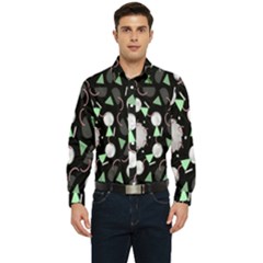Digital Illusion Men s Long Sleeve  Shirt by Sparkle