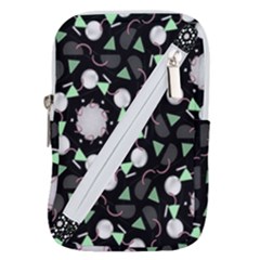 Digital Illusion Belt Pouch Bag (small) by Sparkle