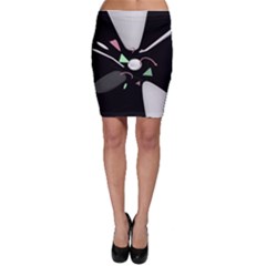 Digital Illusion Bodycon Skirt by Sparkle