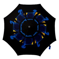 Digital Illusion Hook Handle Umbrellas (large) by Sparkle