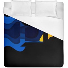 Digital Illusion Duvet Cover (king Size) by Sparkle