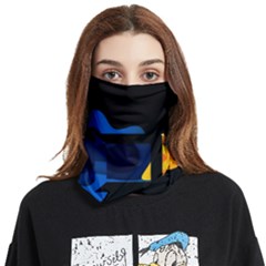 Digital Illusion Face Covering Bandana (two Sides) by Sparkle
