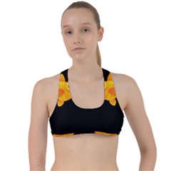 Digital Illusion Criss Cross Racerback Sports Bra by Sparkle