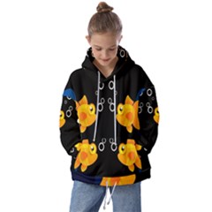 Digital Illusion Kids  Oversized Hoodie