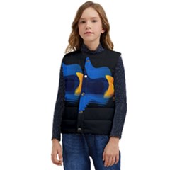 Digital Illusion Kid s Short Button Up Puffer Vest	