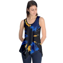 Digital Illusion Sleeveless Tunic