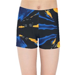 Digital Illusion Kids  Sports Shorts by Sparkle