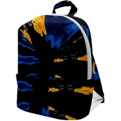 Digital Illusion Zip Up Backpack by Sparkle