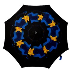 Digital Illusion Hook Handle Umbrellas (medium) by Sparkle