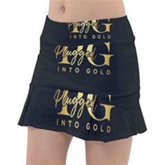 Plugged Into Gold Classic Tennis Skirt by pluggedintogold