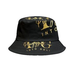 Plugged Into Gold Inside Out Bucket Hat by pluggedintogold