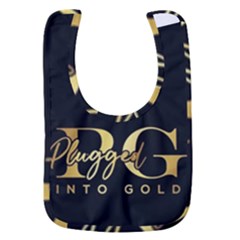 Plugged Into Gold Baby Bib by pluggedintogold