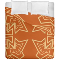 Abstract Pattern Geometric Backgrounds   Duvet Cover Double Side (california King Size) by Eskimos