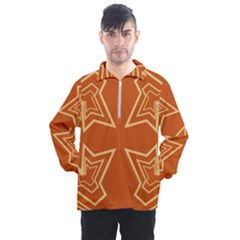 Abstract Pattern Geometric Backgrounds   Men s Half Zip Pullover by Eskimos