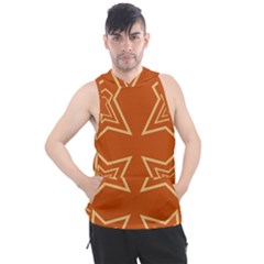 Abstract Pattern Geometric Backgrounds   Men s Sleeveless Hoodie by Eskimos