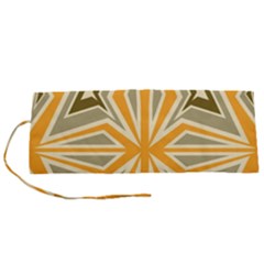 Abstract Pattern Geometric Backgrounds   Roll Up Canvas Pencil Holder (s) by Eskimos