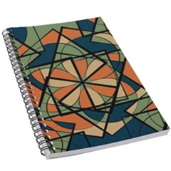 Abstract Pattern Geometric Backgrounds   5 5  X 8 5  Notebook by Eskimos