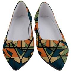 Abstract Pattern Geometric Backgrounds   Women s Block Heels  by Eskimos