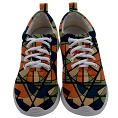 Abstract Pattern Geometric Backgrounds   Mens Athletic Shoes by Eskimos