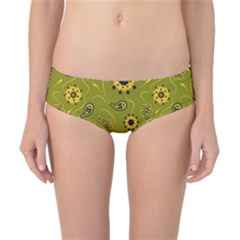 Floral Pattern Paisley Style  Classic Bikini Bottoms by Eskimos