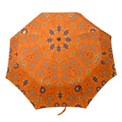 Floral Pattern Paisley Style  Folding Umbrellas by Eskimos