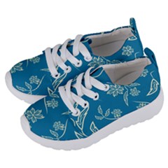 Folk Flowers Print Floral Pattern Ethnic Art Kids  Lightweight Sports Shoes by Eskimos