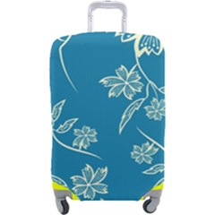 Folk Flowers Print Floral Pattern Ethnic Art Luggage Cover (large) by Eskimos