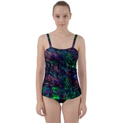 Mara Twist Front Tankini Set by MRNStudios