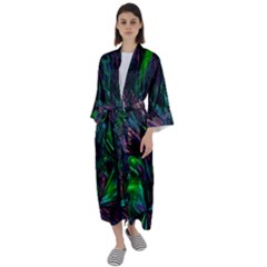 Mara Maxi Satin Kimono by MRNStudios