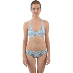 Hedgehogs Artists Wrap Around Bikini Set by SychEva