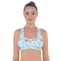 Hedgehogs Artists Cross Back Sports Bra View1