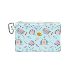 Hedgehogs Artists Canvas Cosmetic Bag (Small)