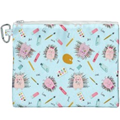 Hedgehogs Artists Canvas Cosmetic Bag (xxxl) by SychEva