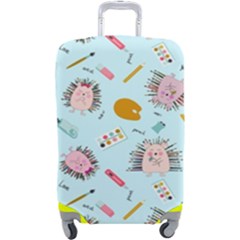 Hedgehogs Artists Luggage Cover (large) by SychEva