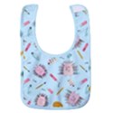 Hedgehogs Artists Baby Bib View1